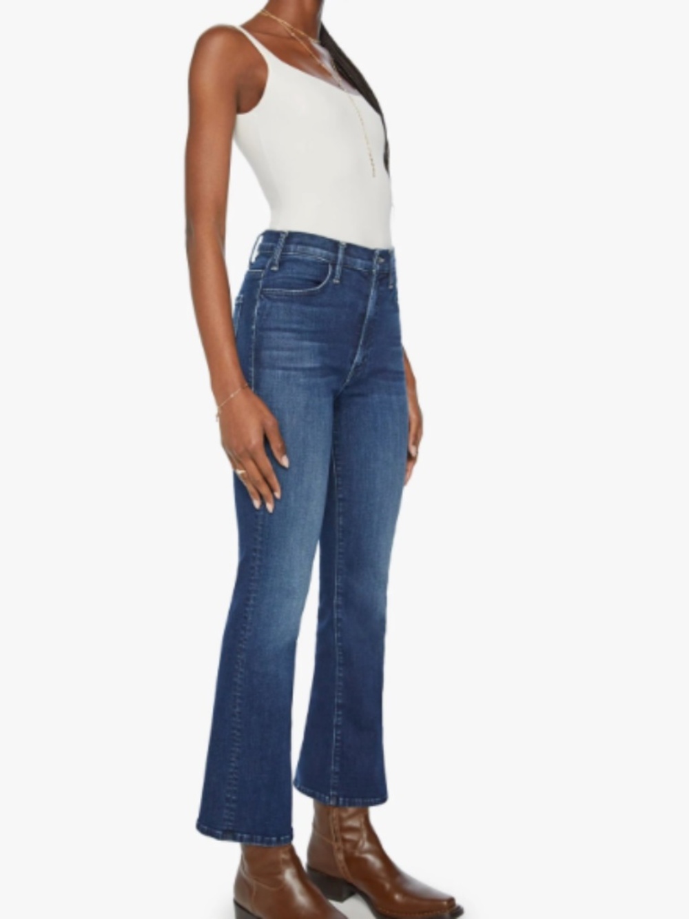 MOTHER THE HUSTLER ANKLE JEANS